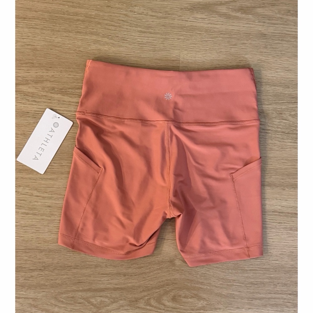 🆕 NWT Athleta Interval Stash 5” Short in Natural Rose - Picture 3 of 10